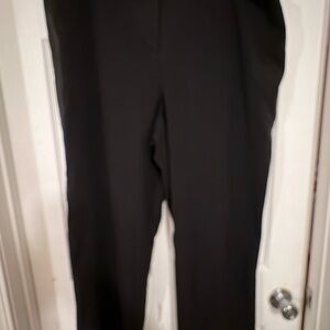 212 Collection dressy black trouser pants “Curvy” 18 short/petite zip pockets